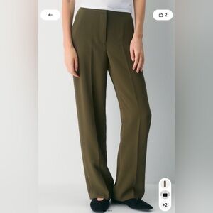 Aritzia Wilfred The Limitless Pant – Private Green (00) NWT